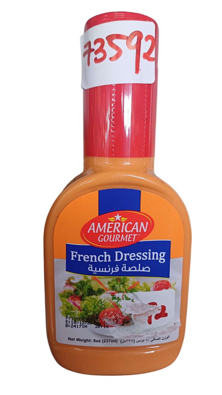 AMERICAN GOURMET FRENCH SALAD DRESSING 8OZ*12PCS