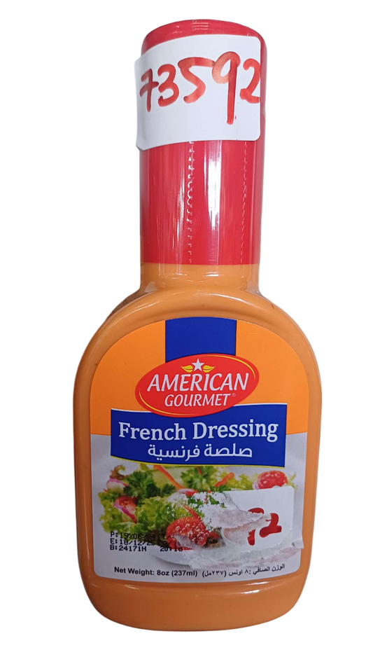 AMERICAN GOURMET FRENCH SALAD DRESSING 8OZ*12PCS