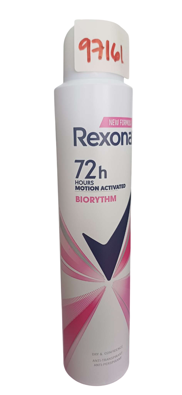 REXONA BIO RYTHMN  SPRAY 200ML*12PCS