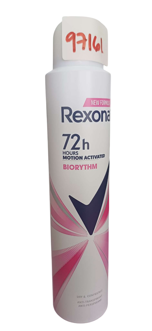 REXONA BIO RYTHMN  SPRAY 200ML*12PCS