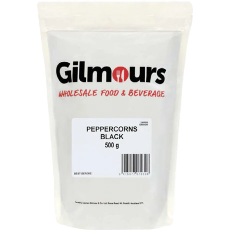 Gilmour Pepper Corn Black 500g*6's