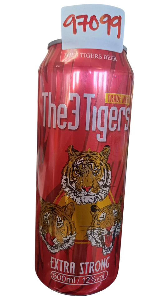 3 TIGERS EXTRA STRONG 12% ALCOHOL 500MLS*24PCS