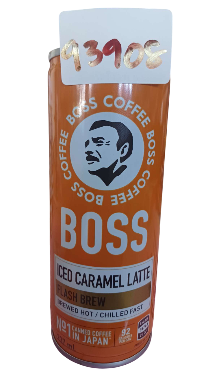 BOSS COFFEE ICED CARAMEL LATTE CAN 237ML*12PCS