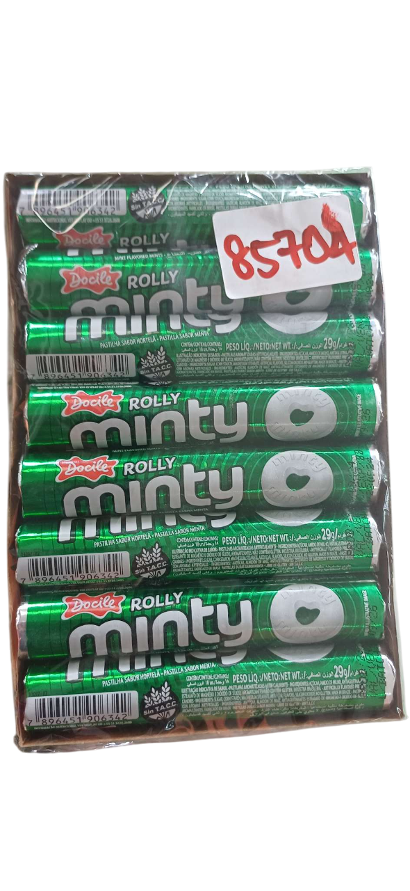 DOCILE ROLL FRUIT FLAV MINT 464G(24PCKTS)*16PCS