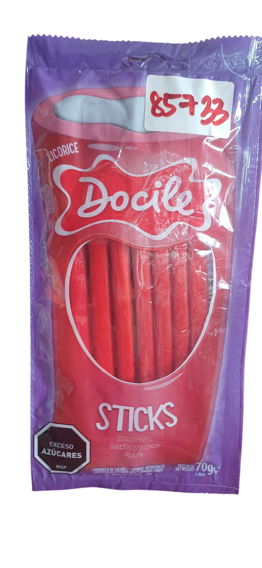 DOCILE PENCIL STRAWBERRY 70G(6PCKTS)*12PCS