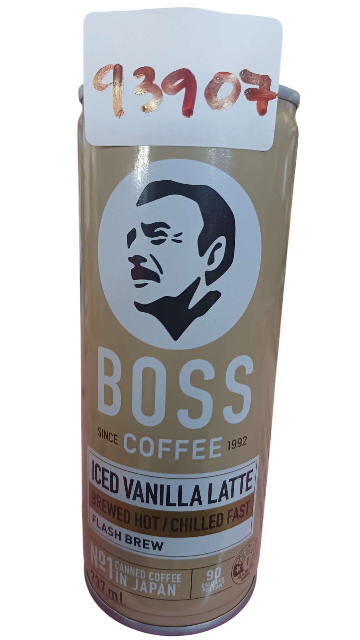 BOSS COFFEE ICED LATTE CAN 237ML*12PCS