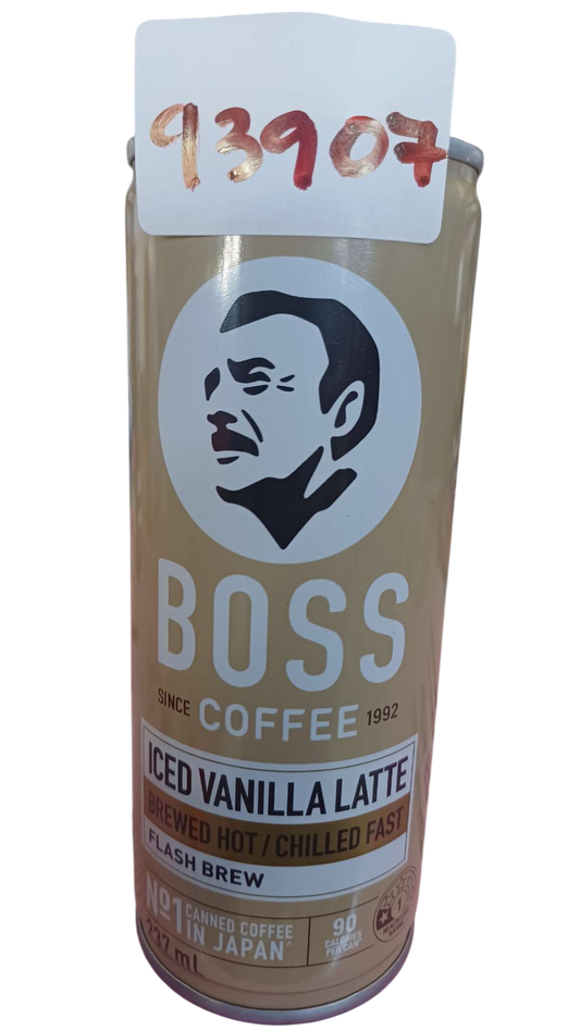 BOSS COFFEE ICED LATTE CAN 237ML*12PCS