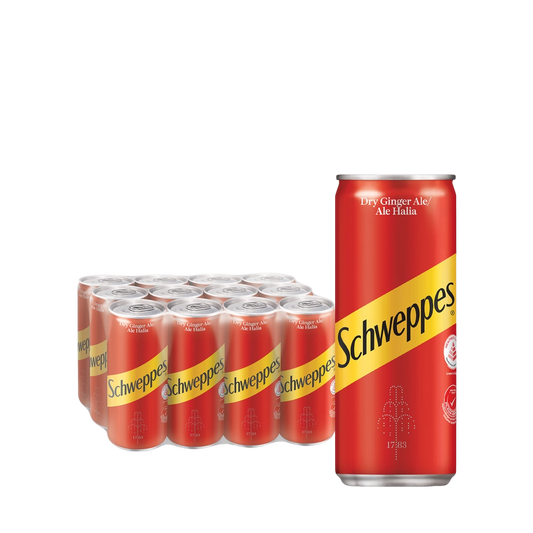 SCHWEPPES GINGER ALE CAN 320ML*24