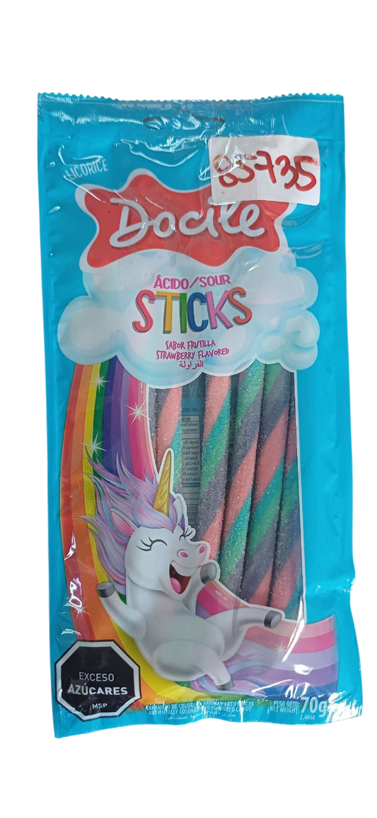 DOCILE SOUR COLOR PENCIL UNICORN 70G(6PCKTS)*12PCS