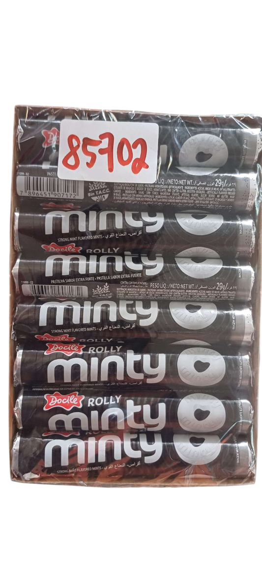 DOCILE ROLL MINTY STRONG 464G(24PCKTS)*16PCS