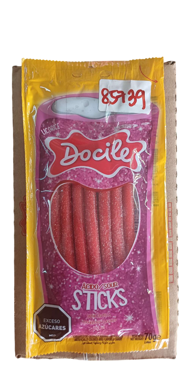 DOCILE SOUL PENCIL S/BERRY STICK  70G(6PCKTS)*12PCS