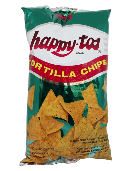 HAPPY TOS TORTILLA NACHO CHIPS 140G*16(YELLOW)