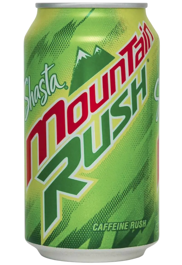 SHASTA MOUNTAIN RUSH 355ML*24PCS