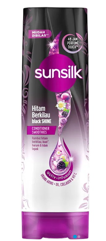 SUNSILK CONDITIONER BLACK SHINE 160ML*36