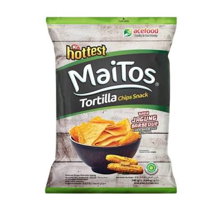 MR HOTTEST MAITOS TORTILL CORN BBQ 140G*16