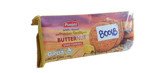 PUNJAS BUTTER SNAP COOKIES 130G*15