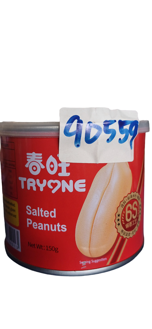 TRYONE SALTED PEANUTS 150G*24