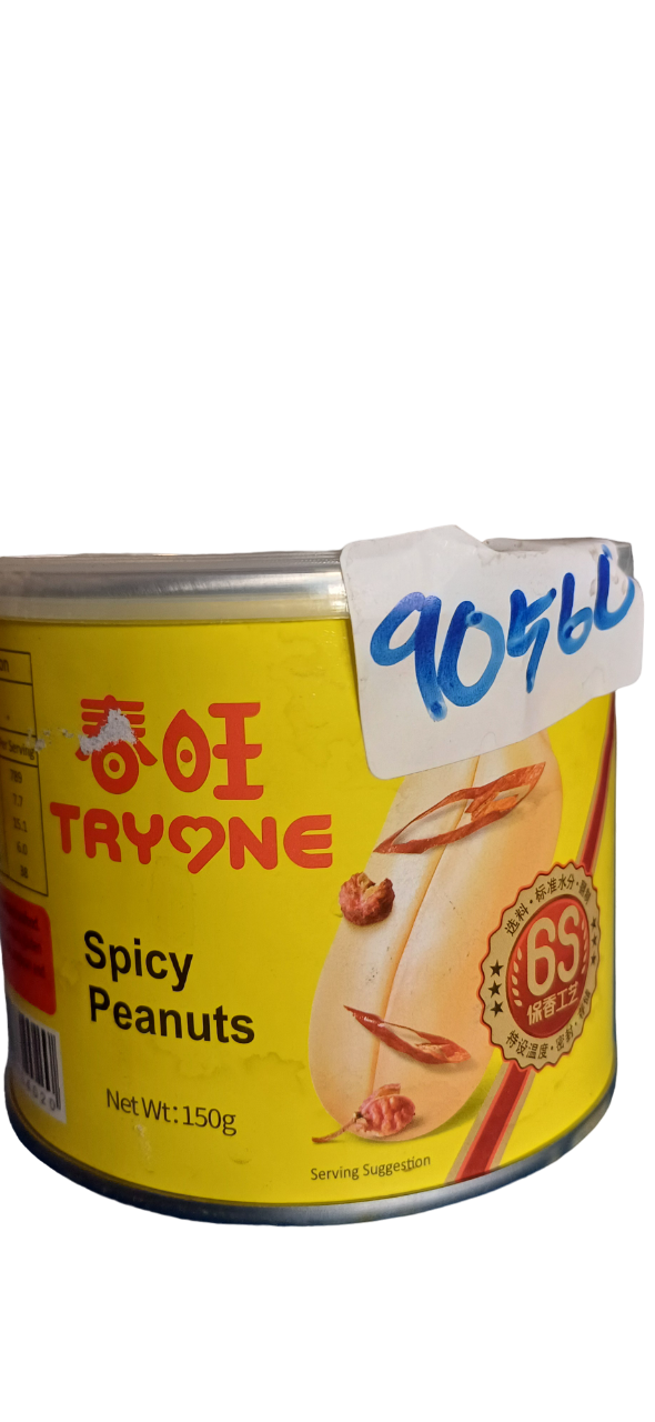 TRYONE SPICY PEANUTS 150G*24