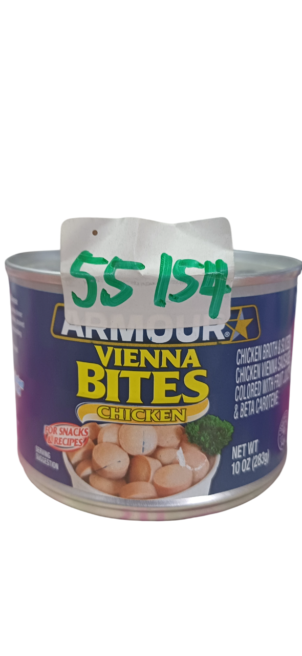 ARMOURS VIENNA BITES CHICKEN 10OZ/283G*12PCS