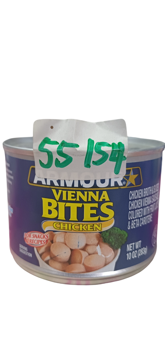 ARMOURS VIENNA BITES CHICKEN 10OZ/283G*12PCS