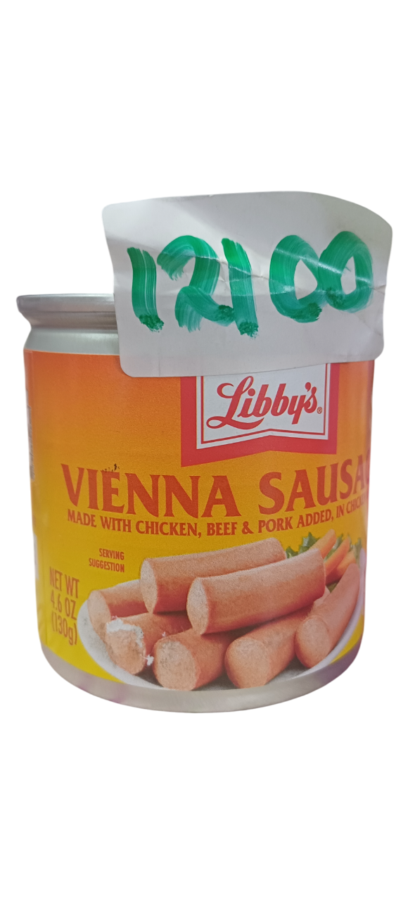 LIBBY'S VIENNA SAUSAGE 4.6OZ/130g YELLOW (18PCS)