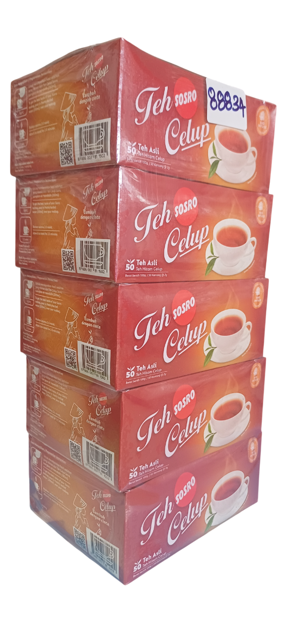 SOSRO TEH CELUP BLACK TEA 50s*50