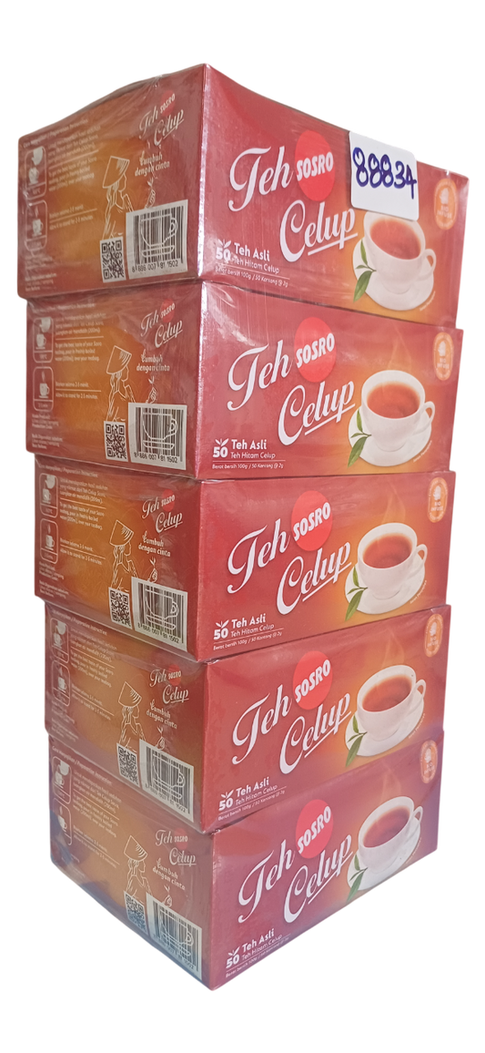 SOSRO TEH CELUP BLACK TEA 50s*50