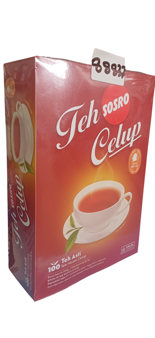 SOSRO TEH CELUP TEA BAG 2G*100'S*36