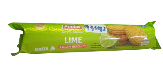 PUNJAS CREAM BISCUITS LIME 250g*20PCKTS