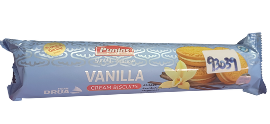 PUNJAS CREAM BISCUITS VANILLA 250g*20PCKTS