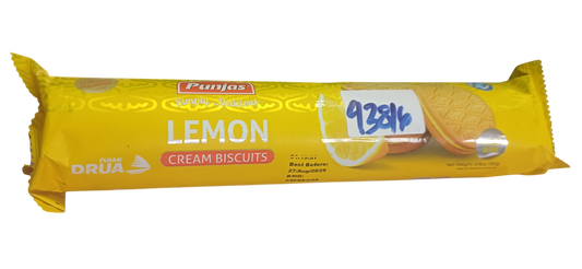 PUNJAS CREAM BISCUITS LEMON 250g*20PCKTS