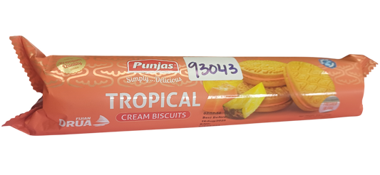 PUNJAS CREAM BISCUITS TROPICAL 250g*20PCKTS