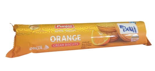 PUNJAS CREAM BISCUITS ORANGE 250g*20PCKTS