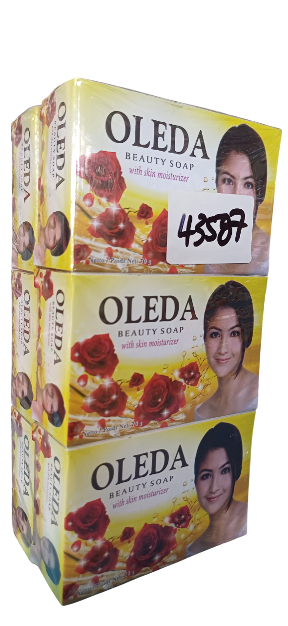 BATH SOAP OLEDA BEAUTY SOAP YELLOW 70G*12PCKTS(6PCS)