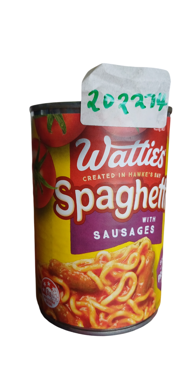 WATTIES SPAGHETTI SAUSAGES 420g*24