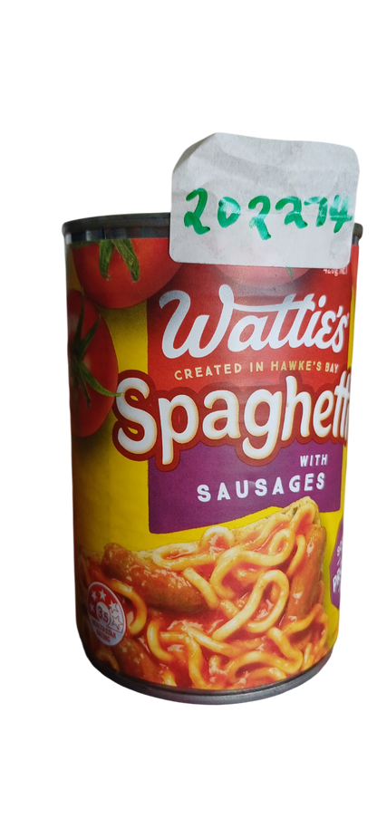 WATTIES SPAGHETTI SAUSAGES 420g*24