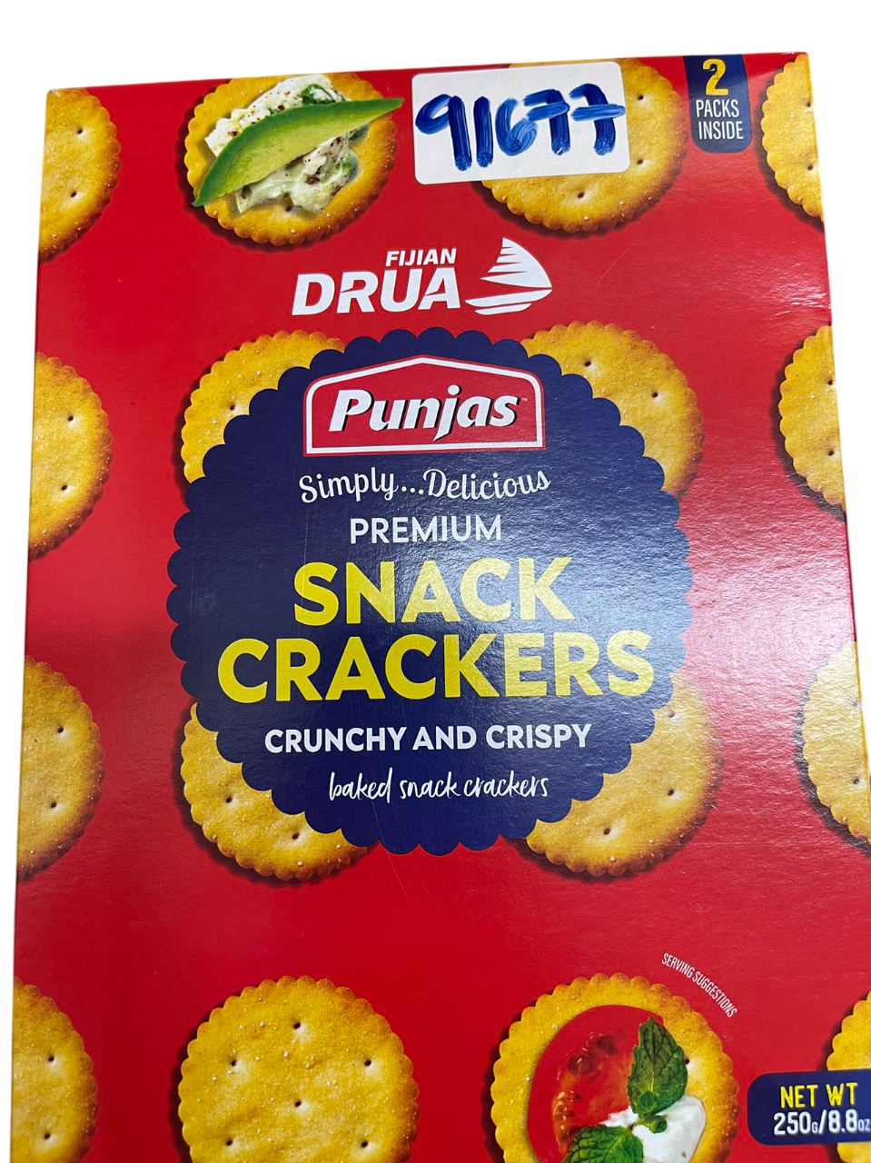 PUNJAS SNACK CRACKERS 250G*20PCS