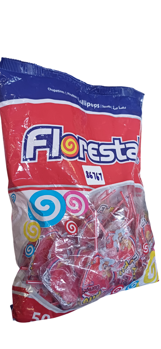 FLORESTAL RED HEART LOLLIPOP 700G*50S(20PCKTS)