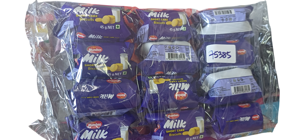 CBL MUNCHEE MILK SHORTCAKE 45G (8 PCKTS*12PCS)