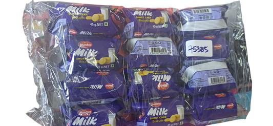 CBL MUNCHEE MILK SHORTCAKE 45G (8 PCKTS*12PCS)