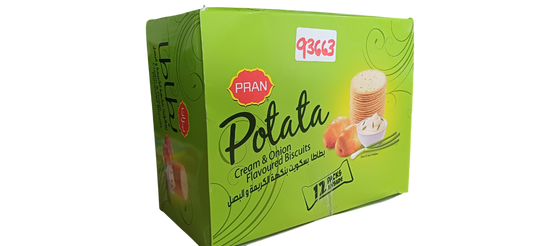 POTATA BISCUIT CREAM & ONION 50G*96pcs