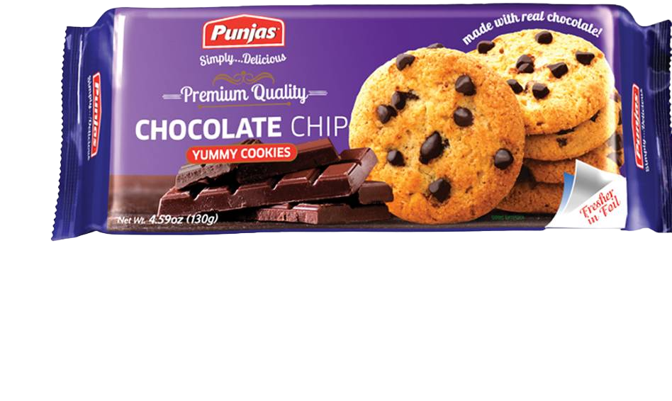 PUNJAS CHOC CHIP COOKIES 130G*15